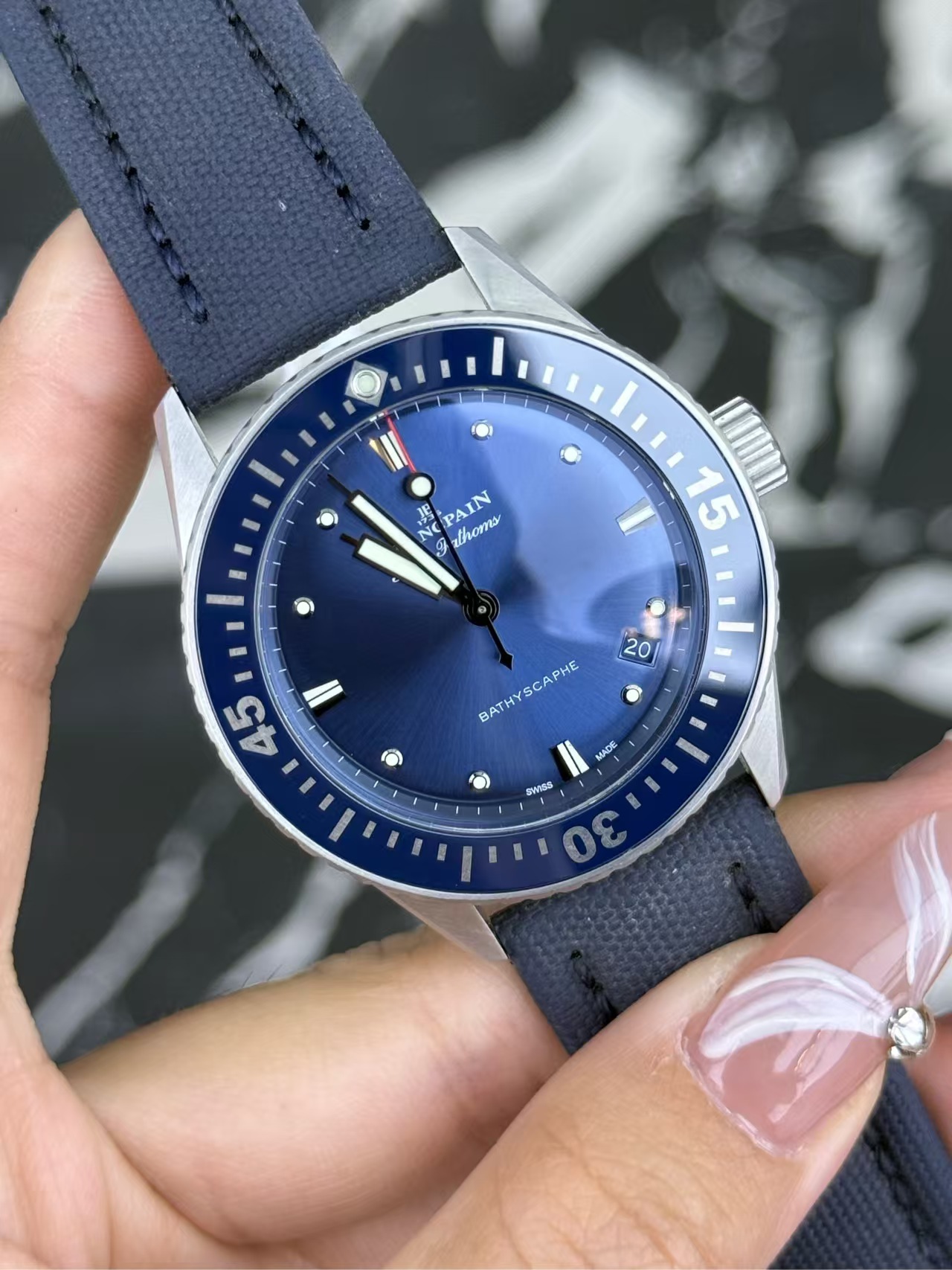 Blancpain 5100 1140 O52A detail 1