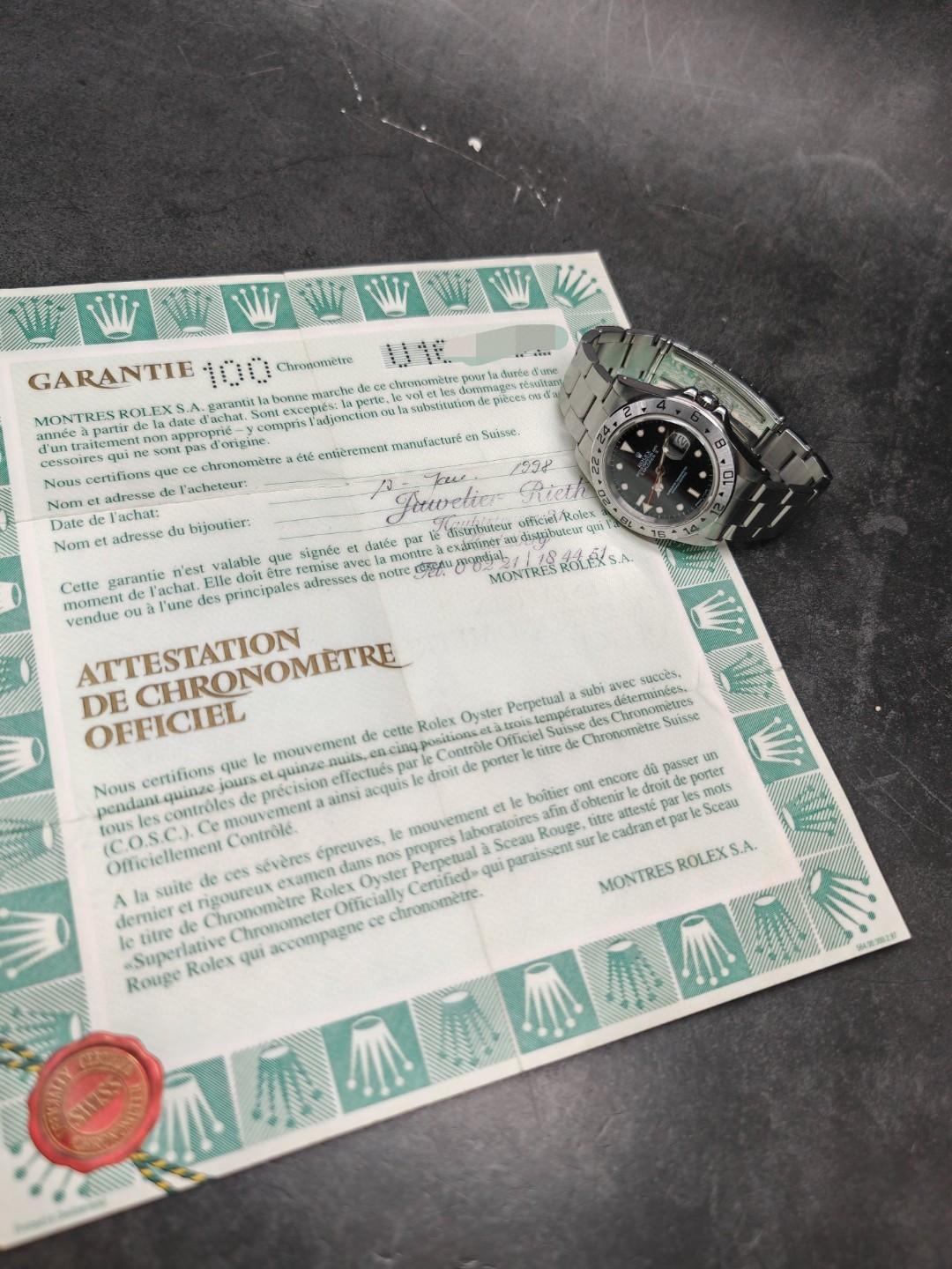 Rolex 16570 detail 5