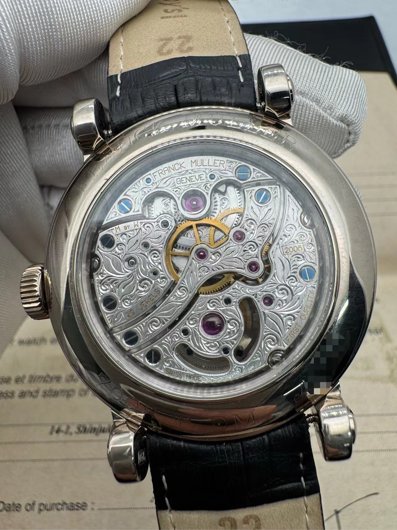 Franck Muller 7008T detail 1