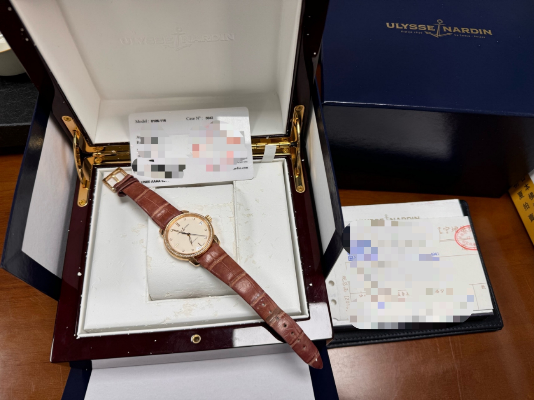 Ulysse Nardin 8106-116B-2 / 990 detail 4