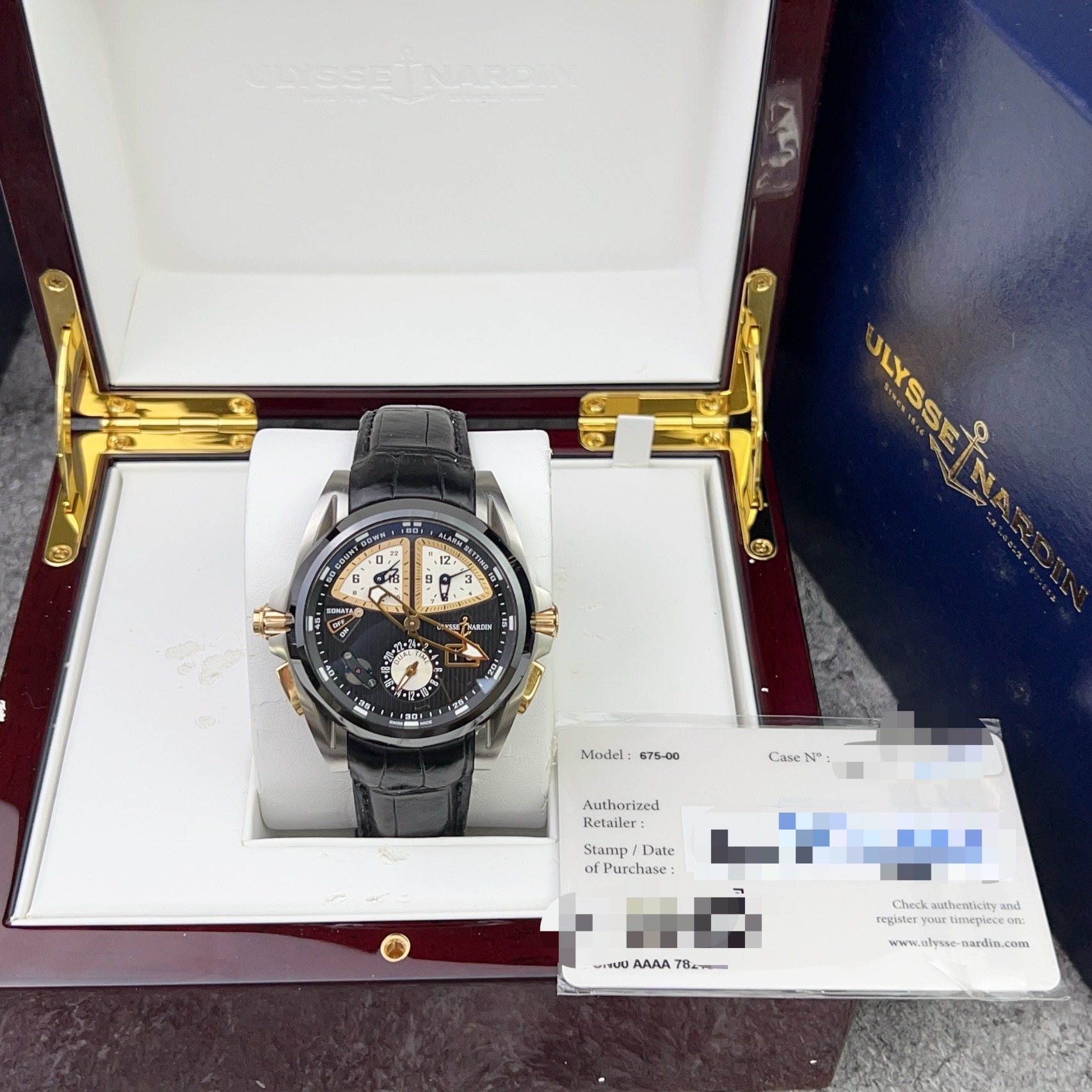 Ulysse Nardin 675-00 detail 5