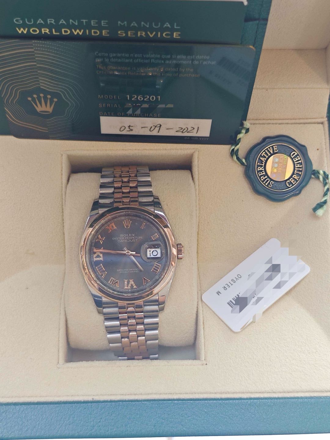Rolex 126201-0023 detail 6