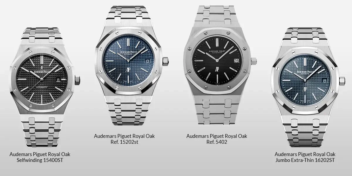 audemars piguet royal oak collection luxury sports watches with octagonal bezel and integrated bracelet