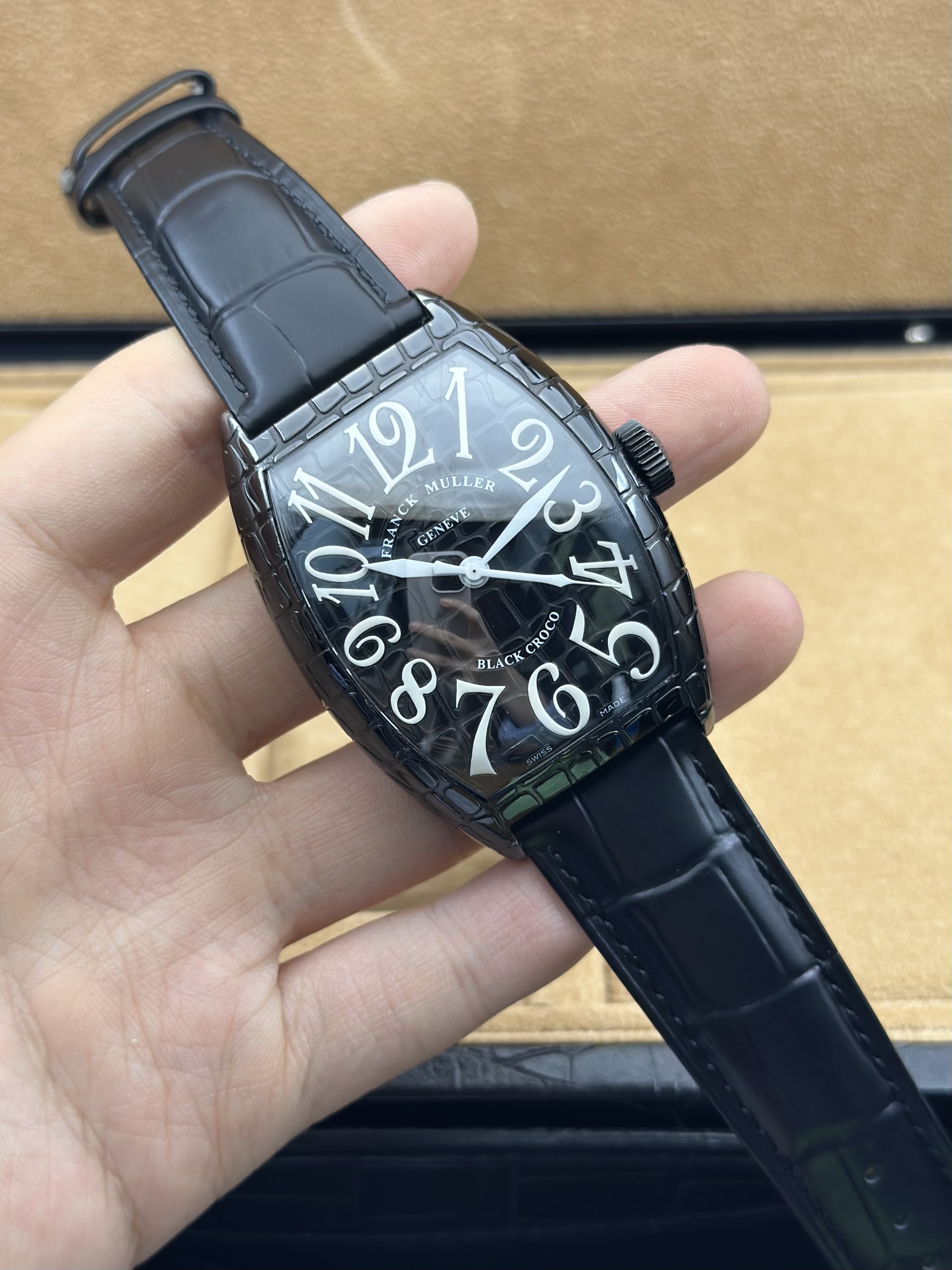 Franck Muller 8880 SC BLACK CROCO detail 1