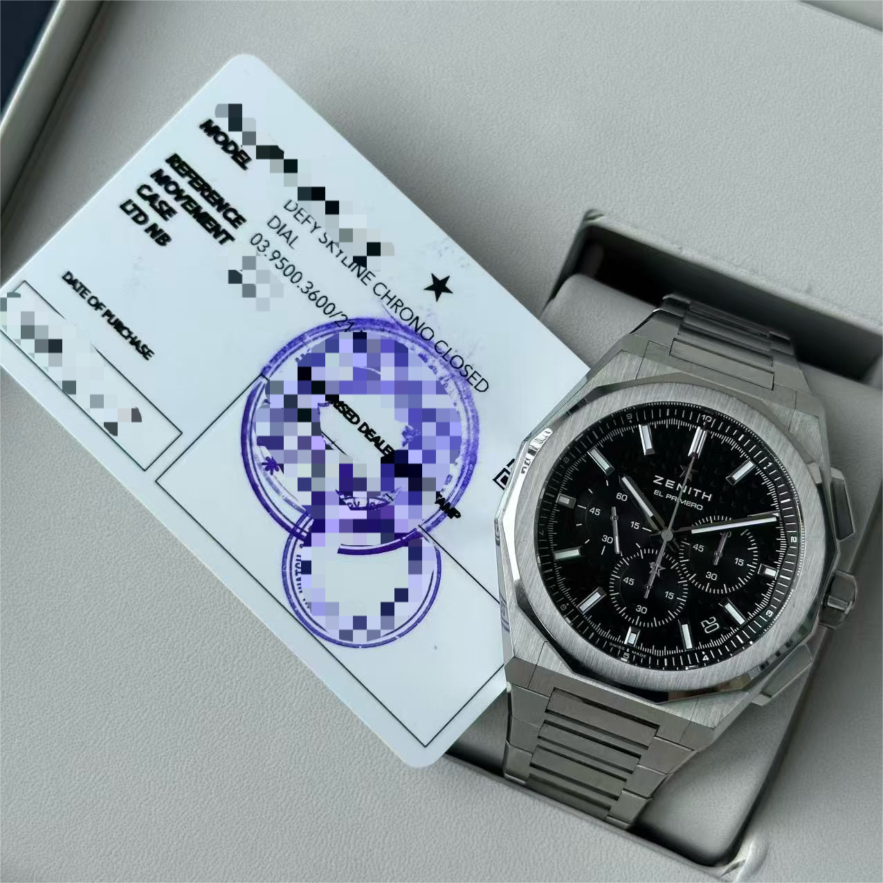 Zenith 03.9500.3600 / 21.I001 detail 4