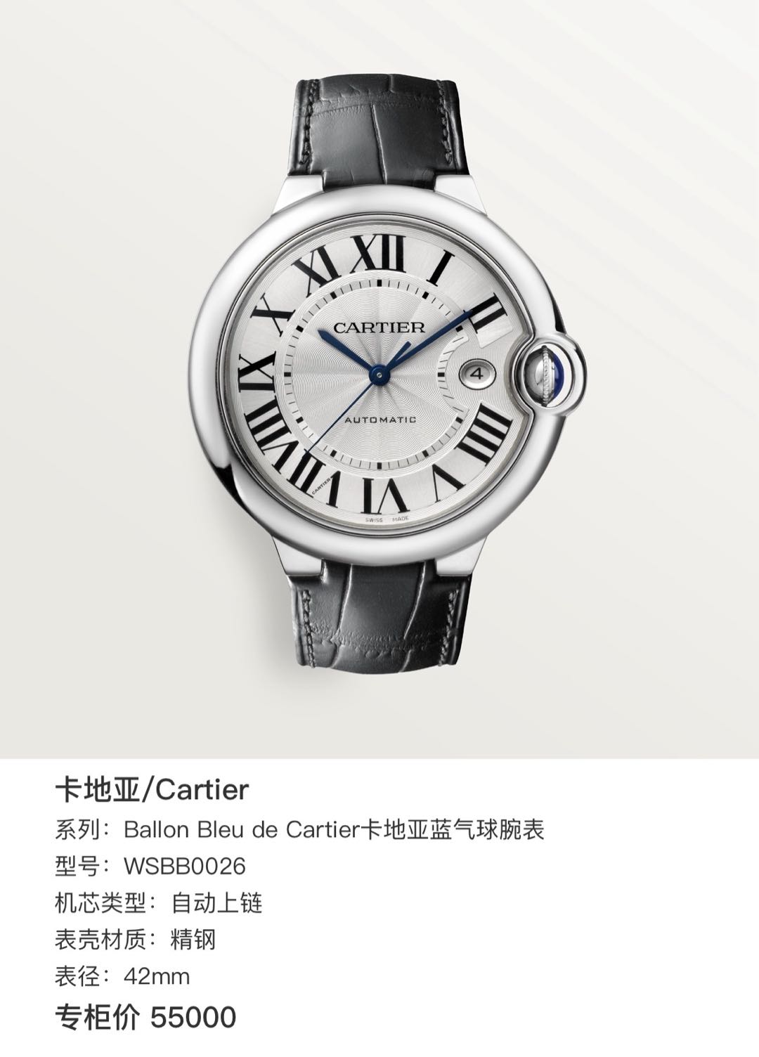 Cartier WSBB0026 detail 1