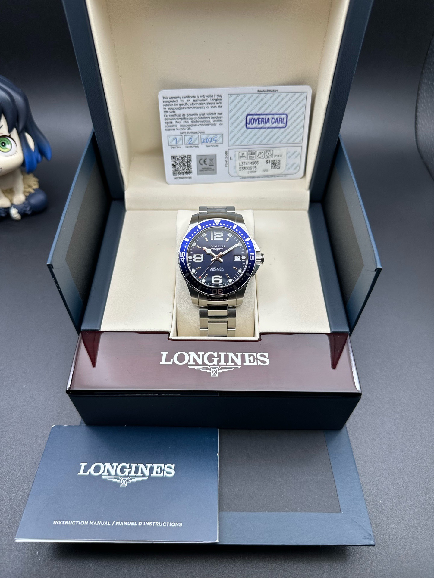 Longines L3.741.4.96.6 detail 7