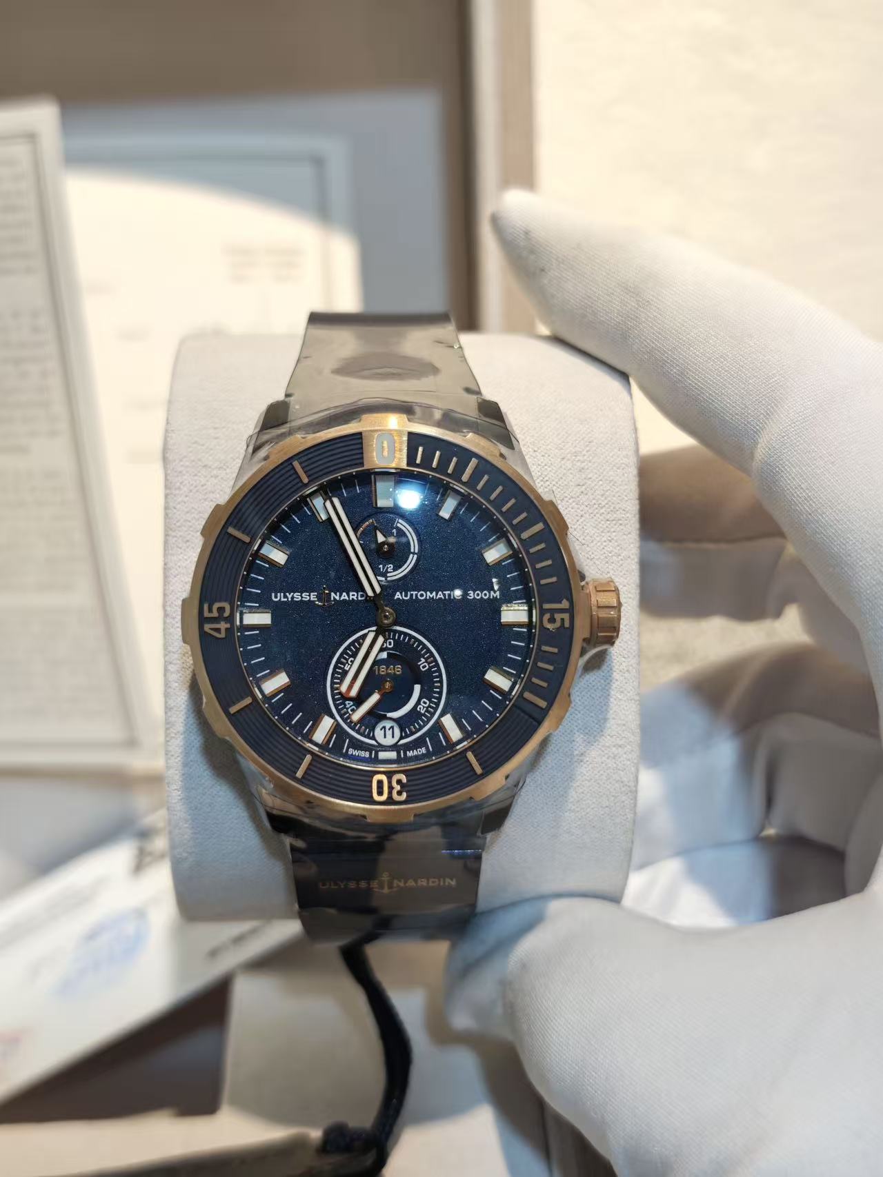 Ulysse Nardin 1185-170-3 / BLUE detail 1