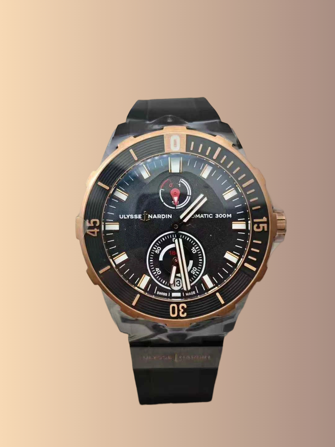 Ulysse Nardin 1185-170-3 / BLACk detail 4