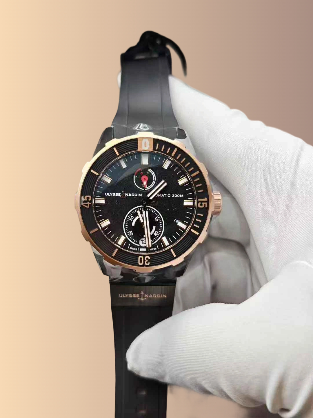 Ulysse Nardin 1185-170-3 / BLACk detail 3