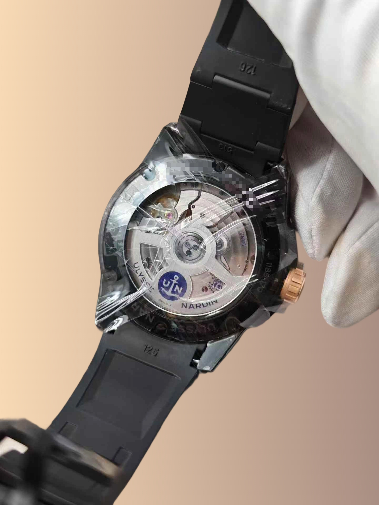 Ulysse Nardin 1185-170-3 / BLACk detail 5