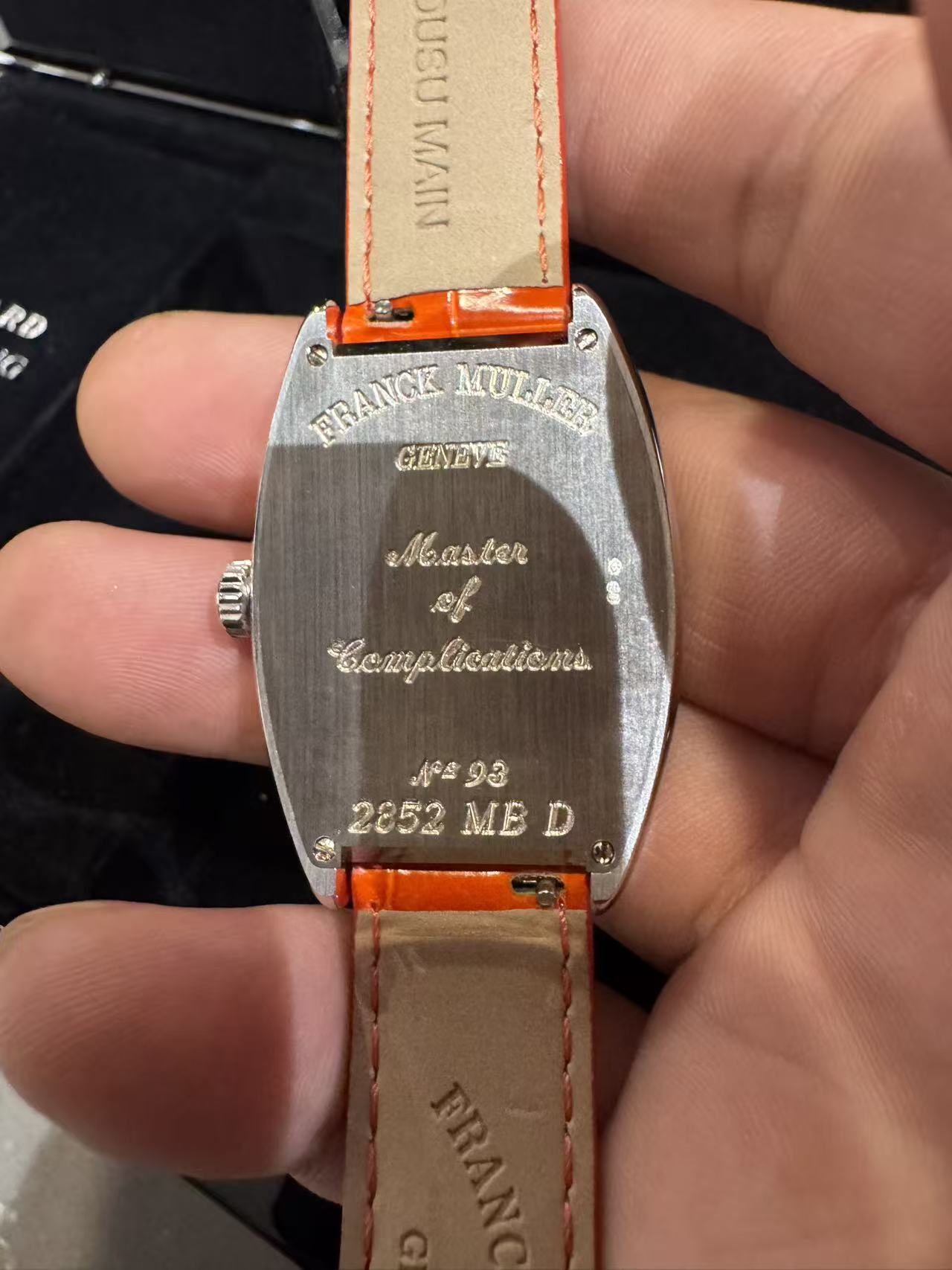 Franck Muller 2852 MB D WC detail 1