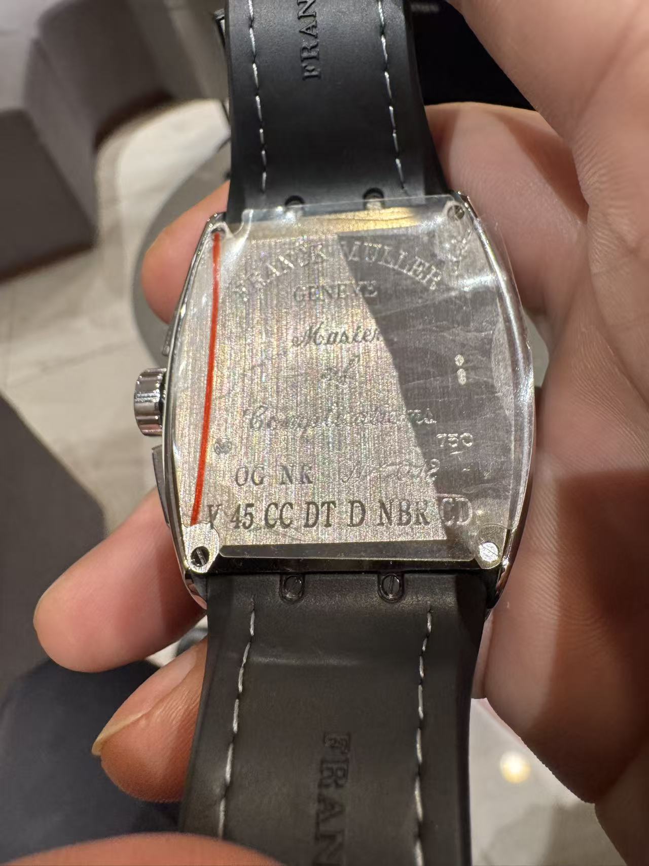 Franck Muller V 45 CC DT D NBR CD OG NR WG detail 1