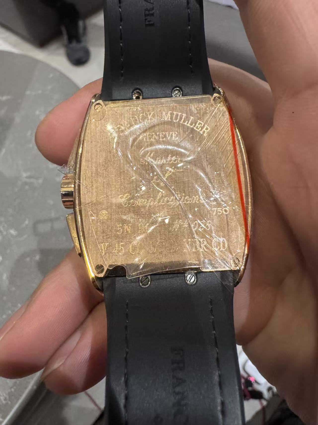 Franck Muller V 45 CC DT D NBR CD 5N BC5N detail 5