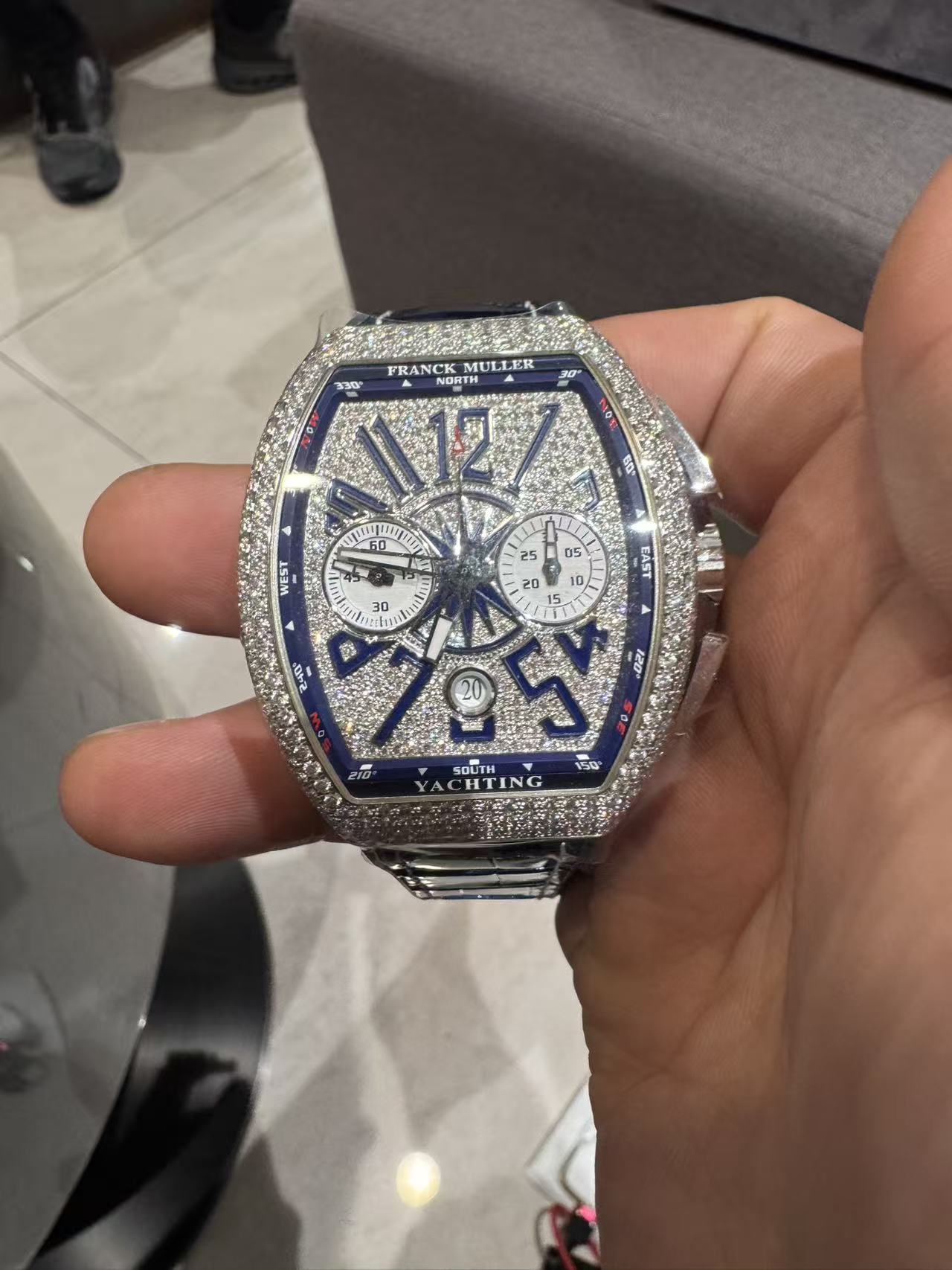 Franck Muller V 45 CC DT YACHTING D CD OG BLWG