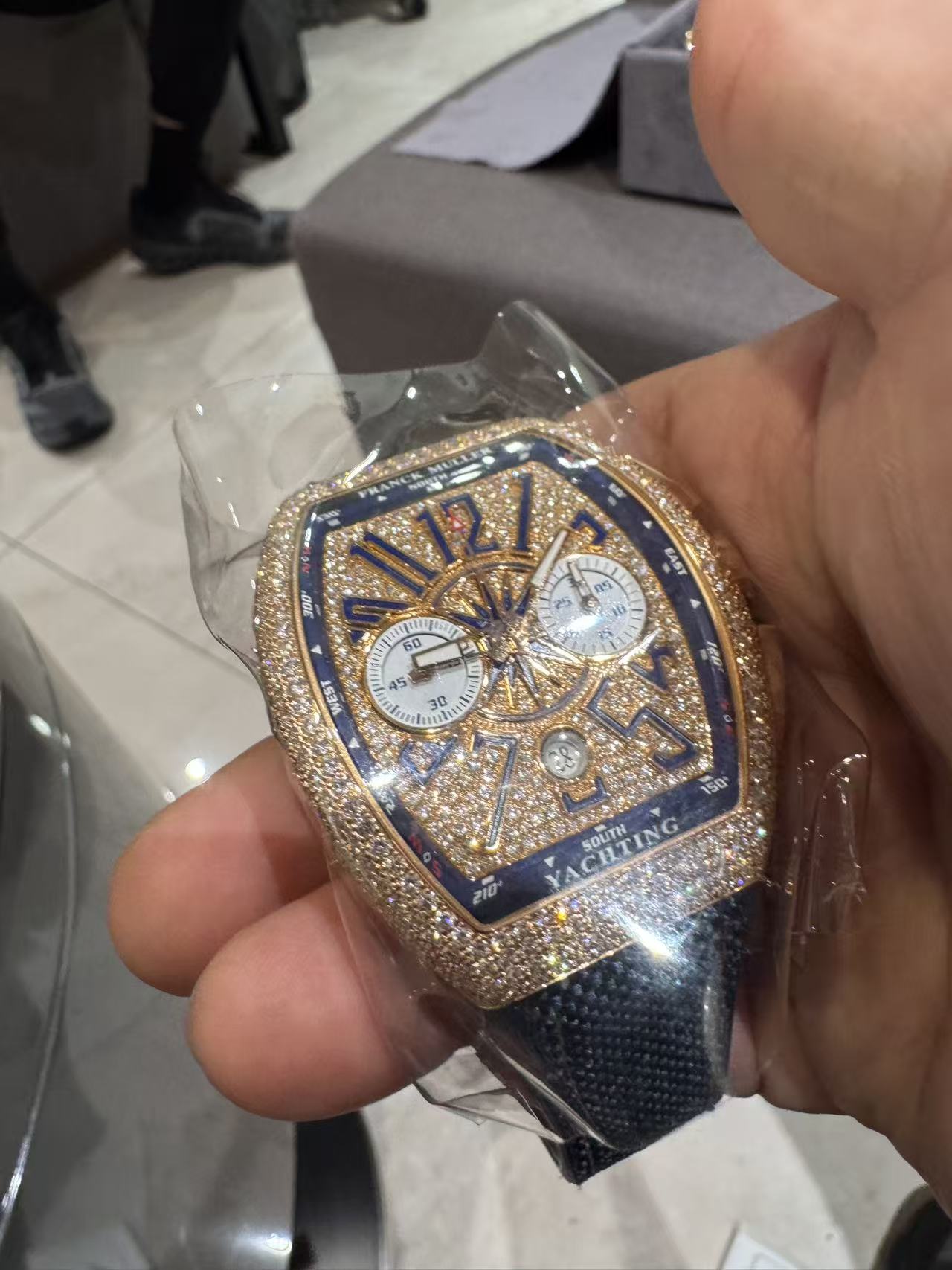 Franck Muller V 45 CC DT YACHTING D CD 5N BL5N