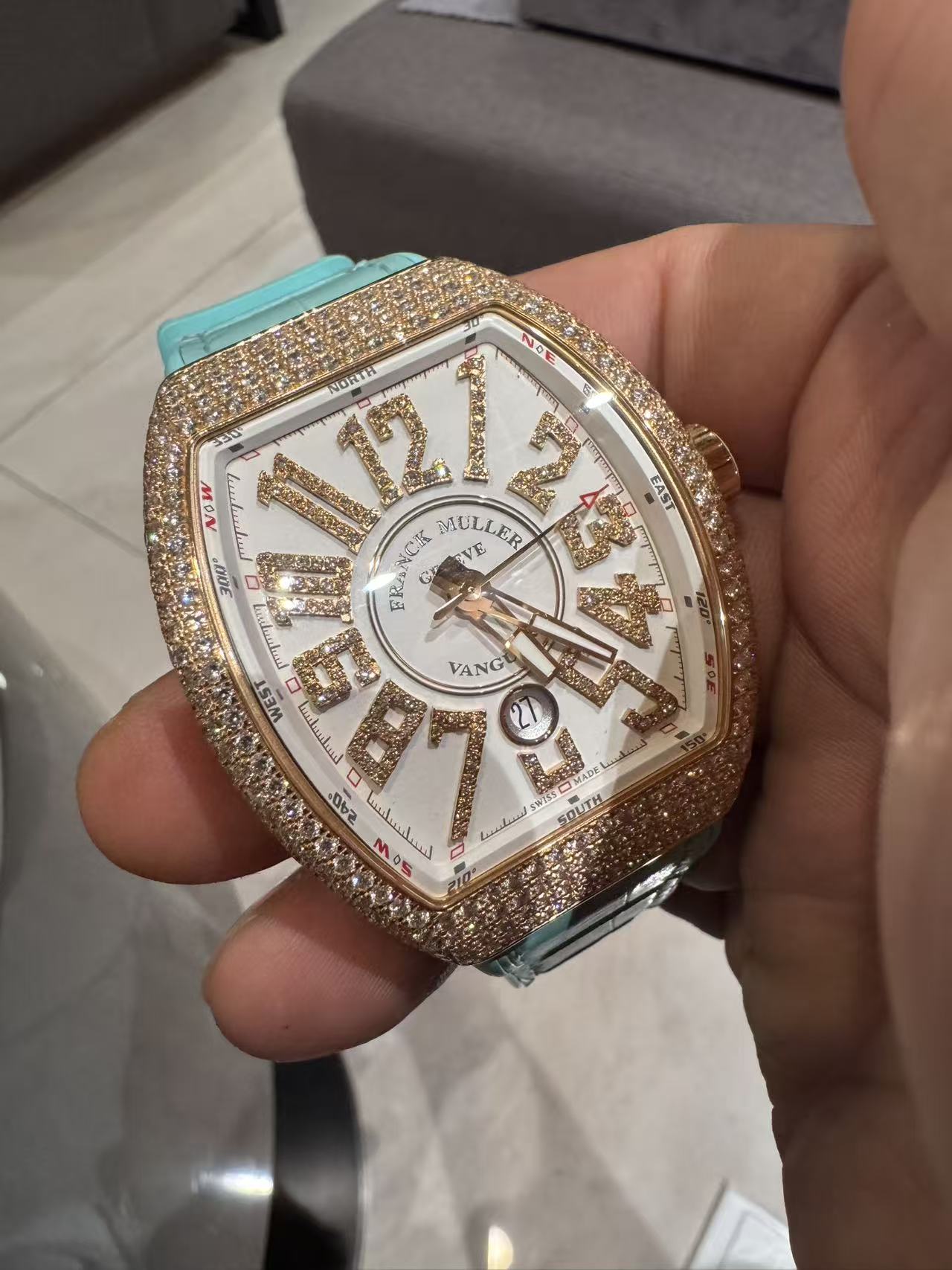 Franck Muller V 45 SC DT D NBR CD 5N BC5N detail 1