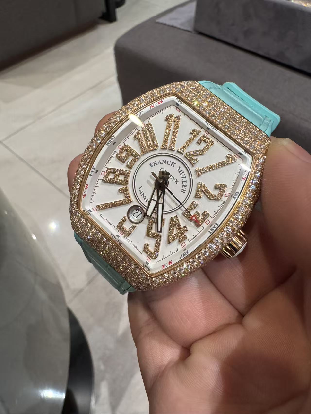 Franck Muller V 45 SC DT D NBR CD 5N BC5N detail 2