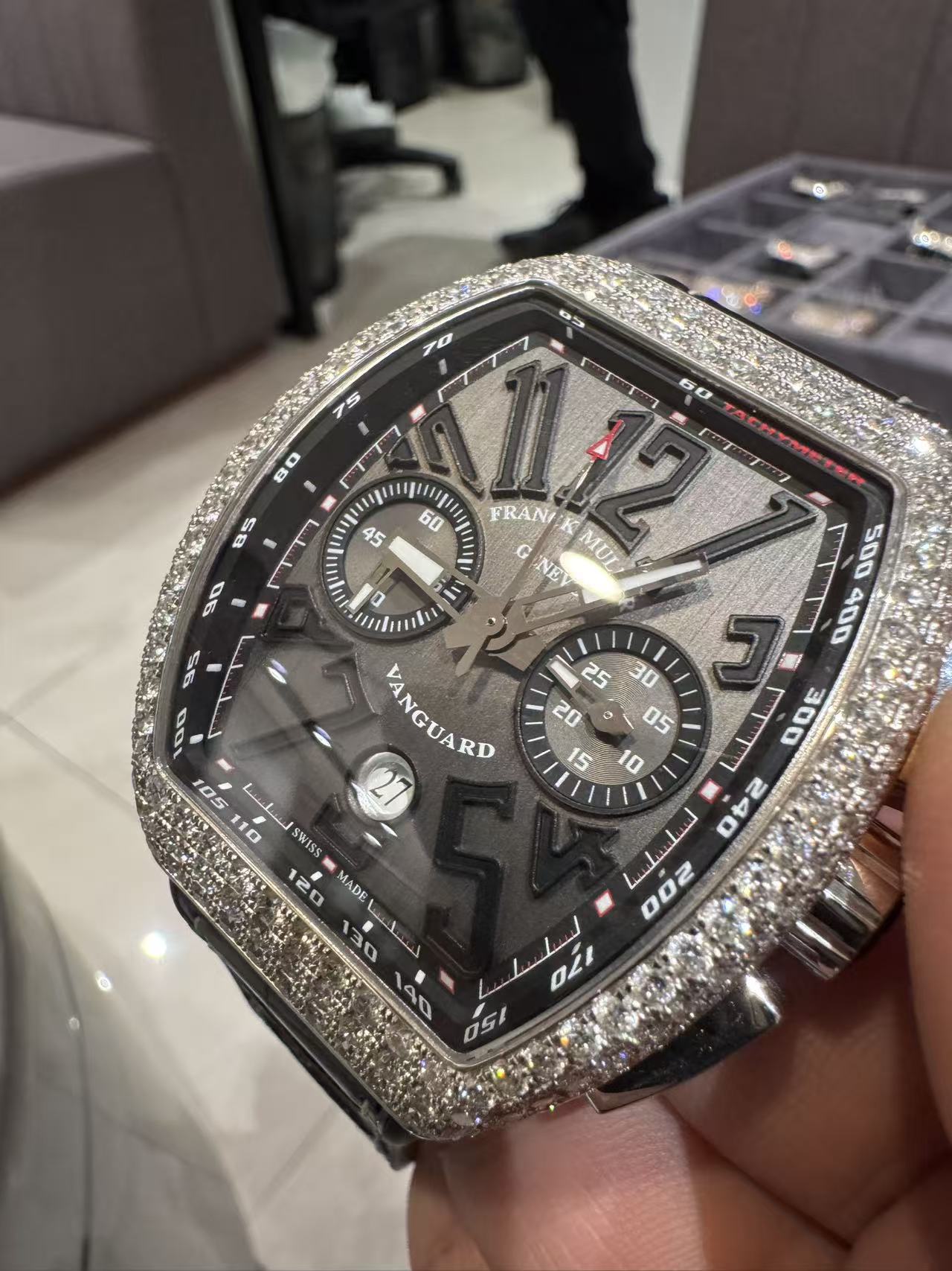 Franck Muller V 45 CC DT D AC NRAC detail 2