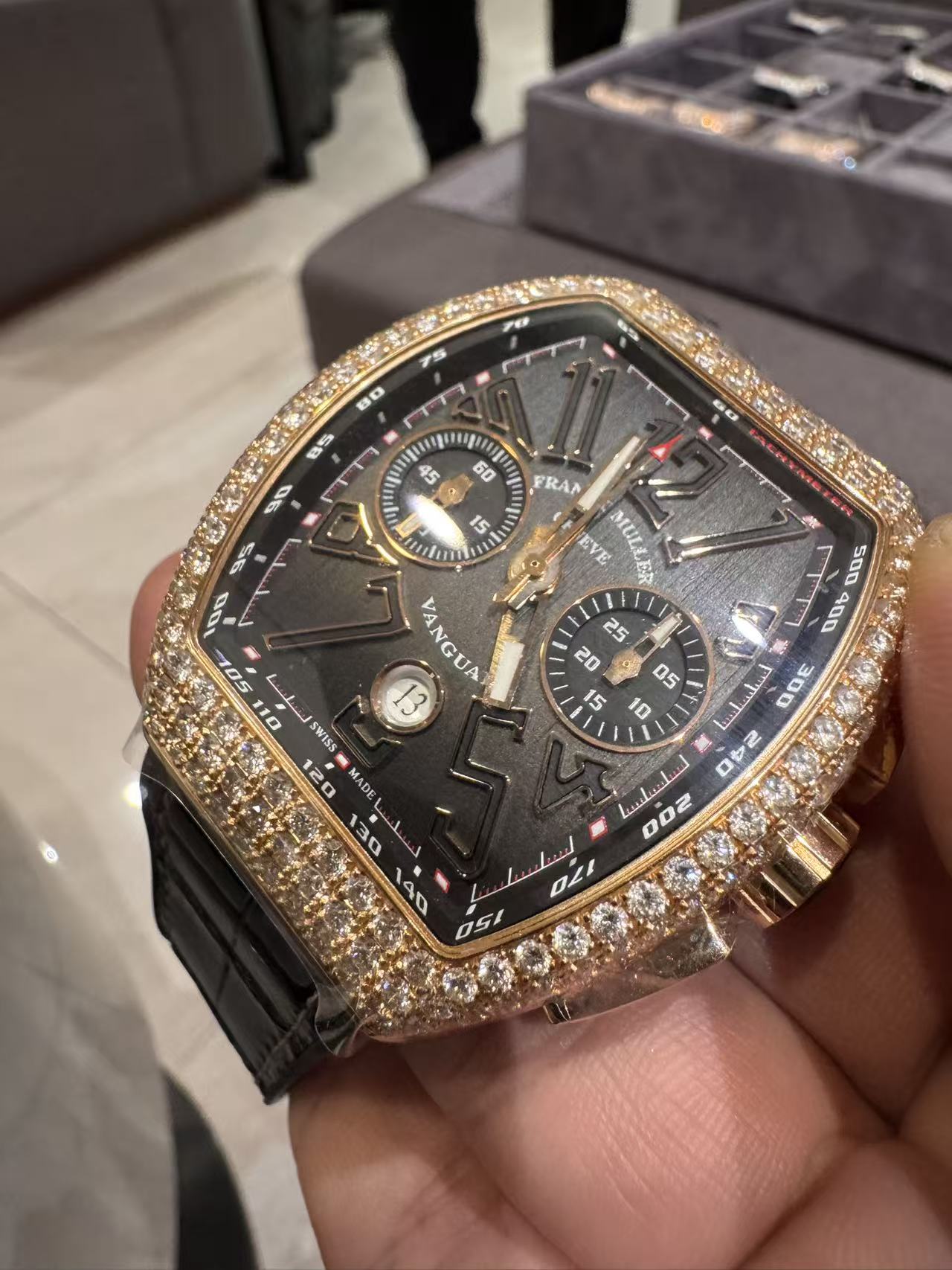 Franck Muller V 45 CC DT D 5N NR5N detail 2