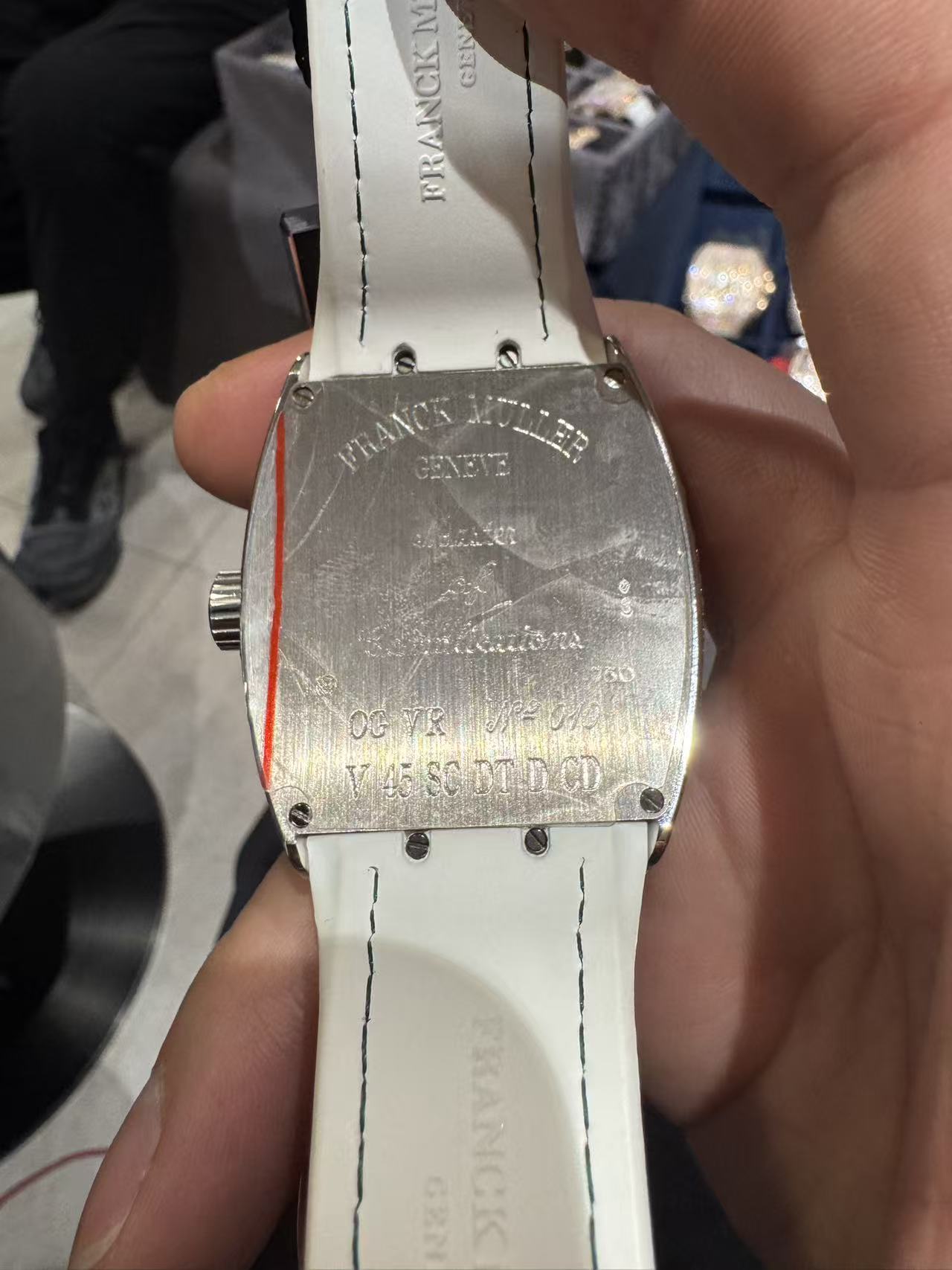 Franck Muller V 45 SC DT D CD OG VRWG detail 3