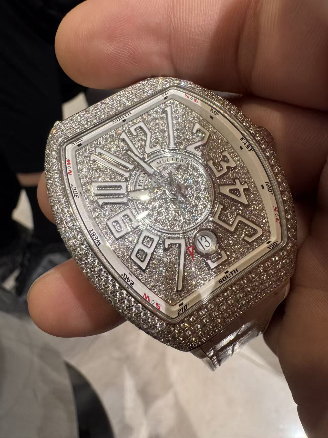 Franck Muller V 41 SC DT D CD OG BCWG detail 1