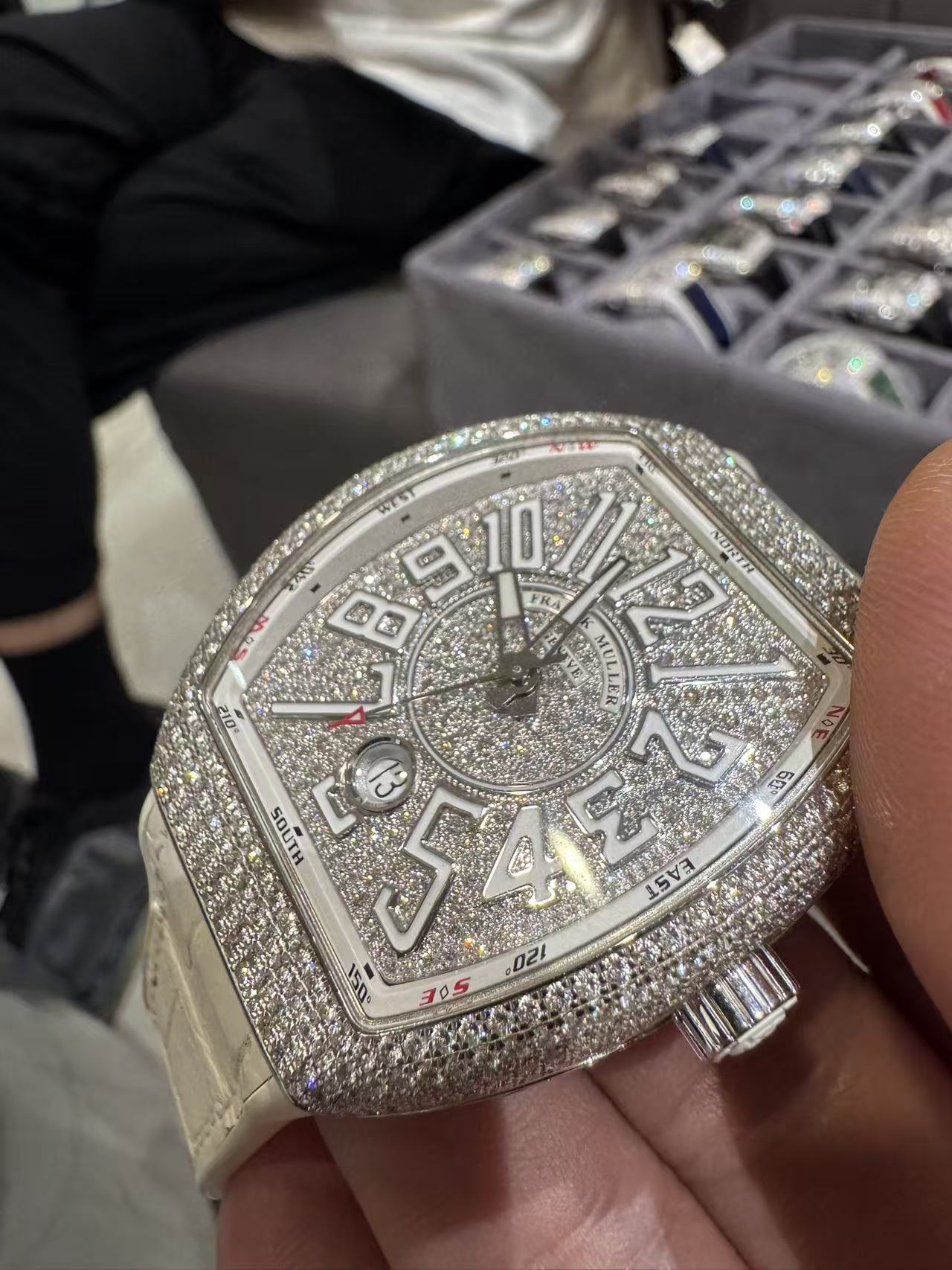Franck Muller V 41 SC DT D CD OG BCWG detail 2