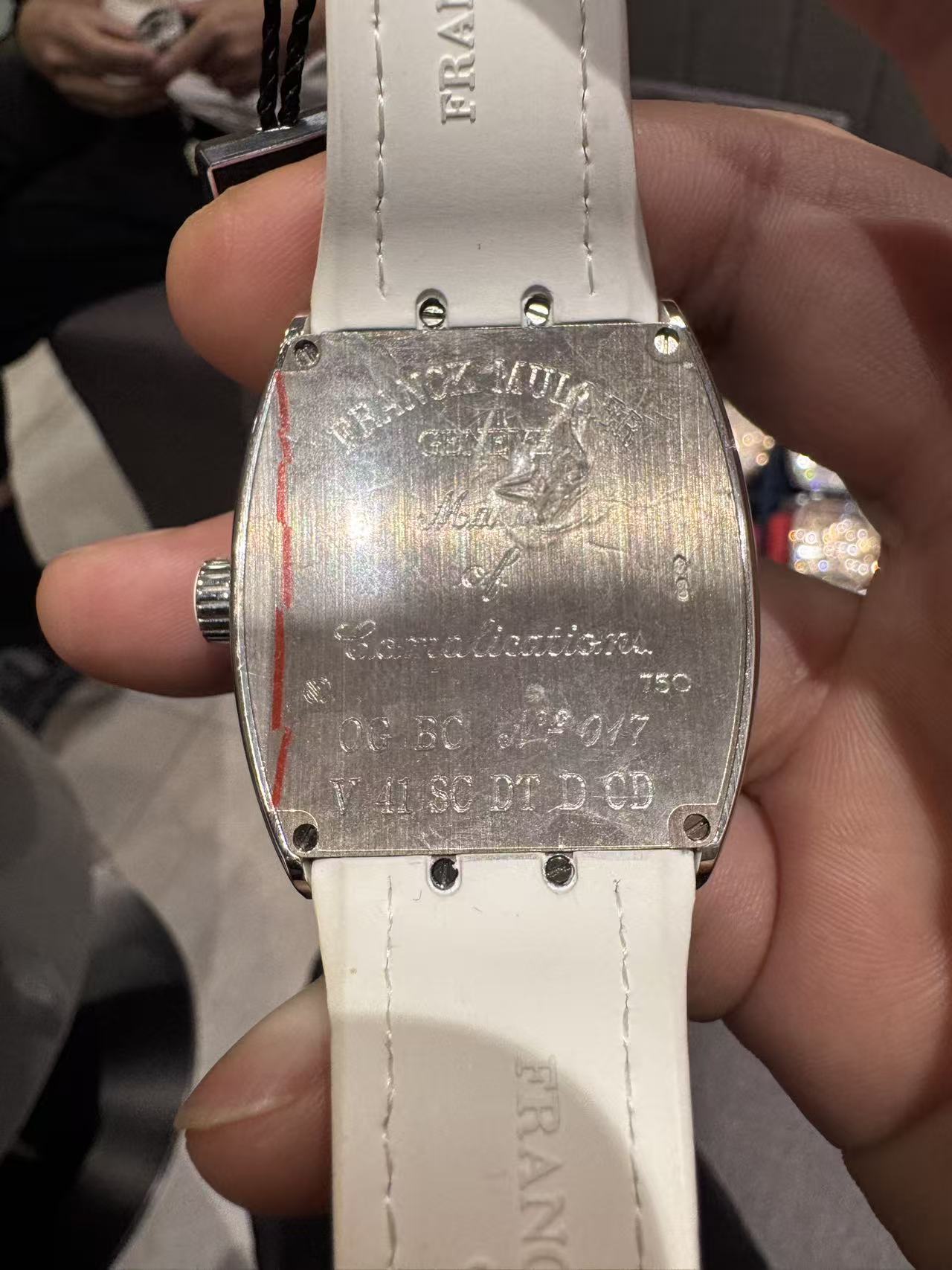 Franck Muller V 41 SC DT D CD OG BCWG detail 3