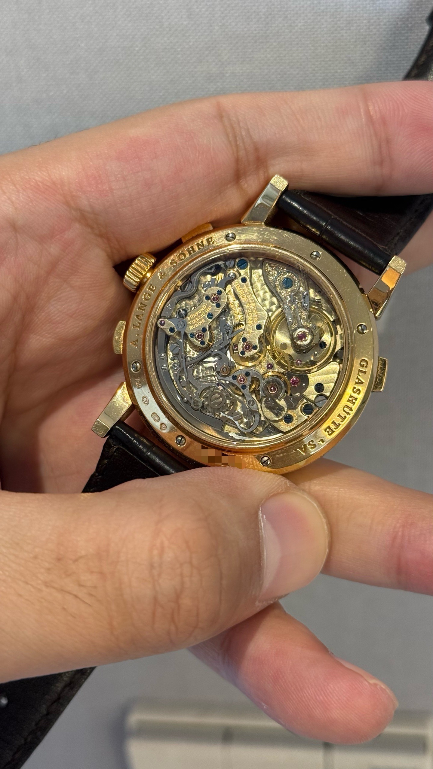 A. Lange & S&ouml;hne 410.032 detail 2