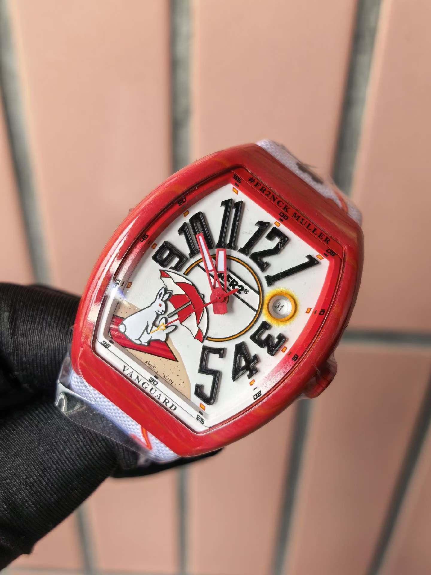 Franck Muller V 41 SC DT BEACH FR2 detail 2