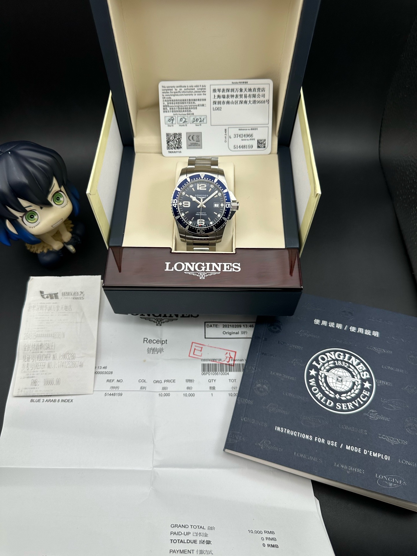 Longines L3.742.4.96.6 detail 7