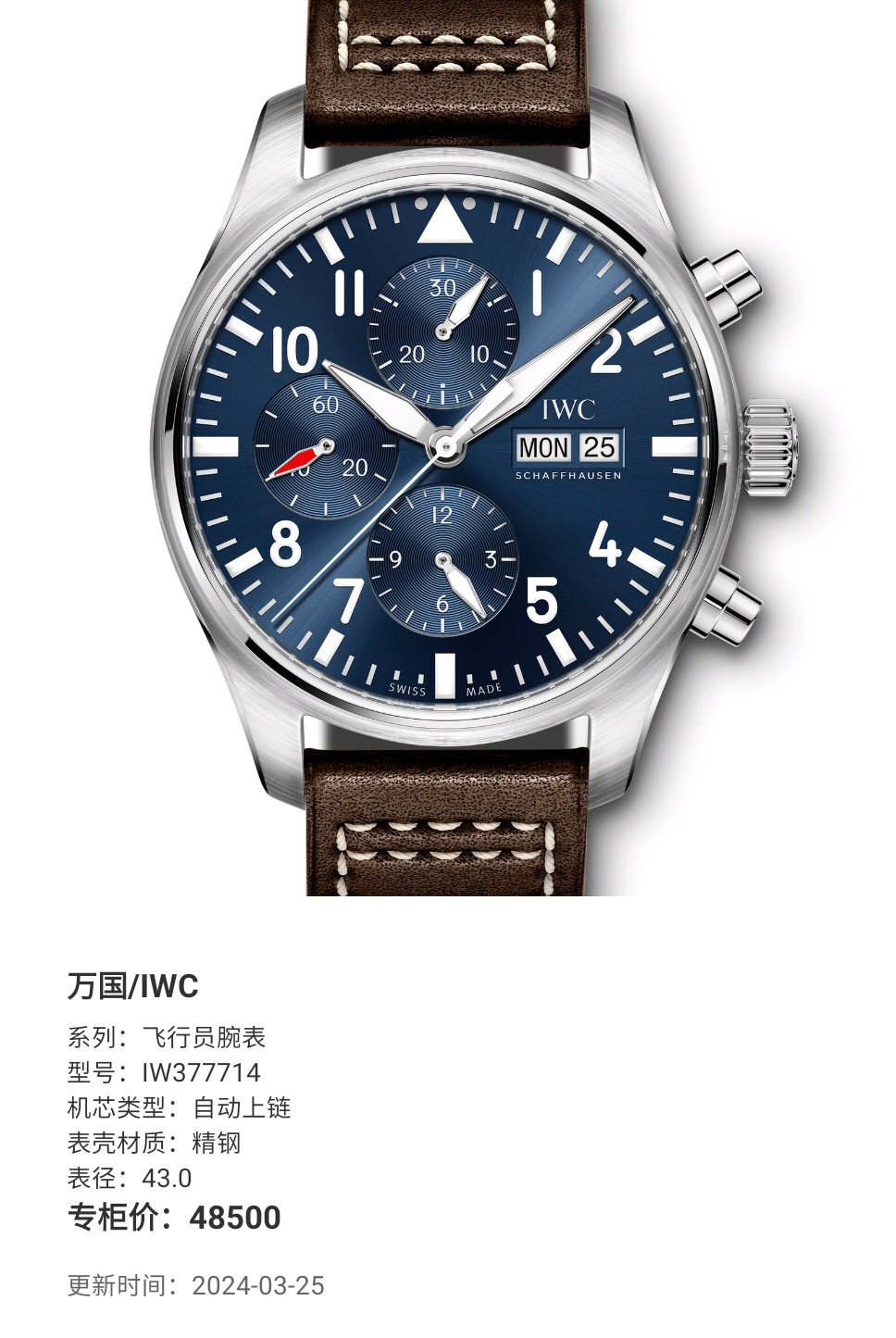 IWC IW377714 detail 5