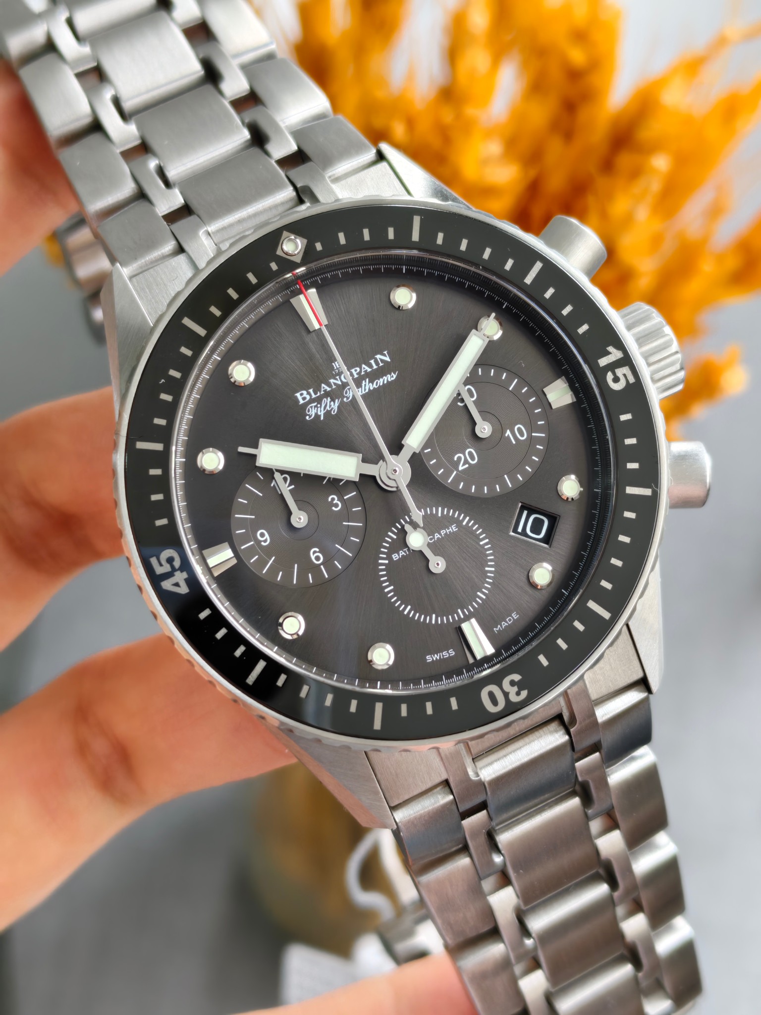 Blancpain 5200-1110-70B detail 2