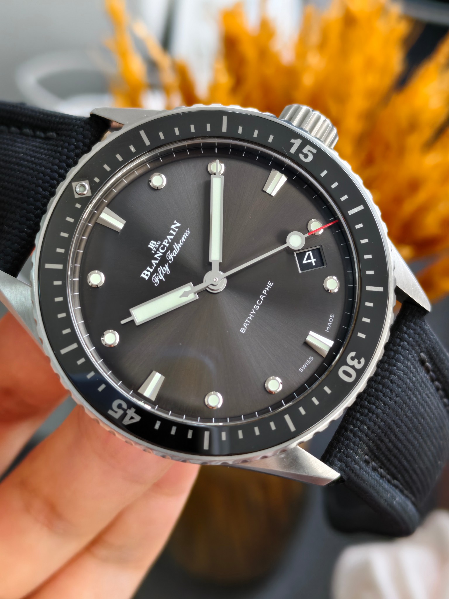 Blancpain 5000-1110-B52A detail 2