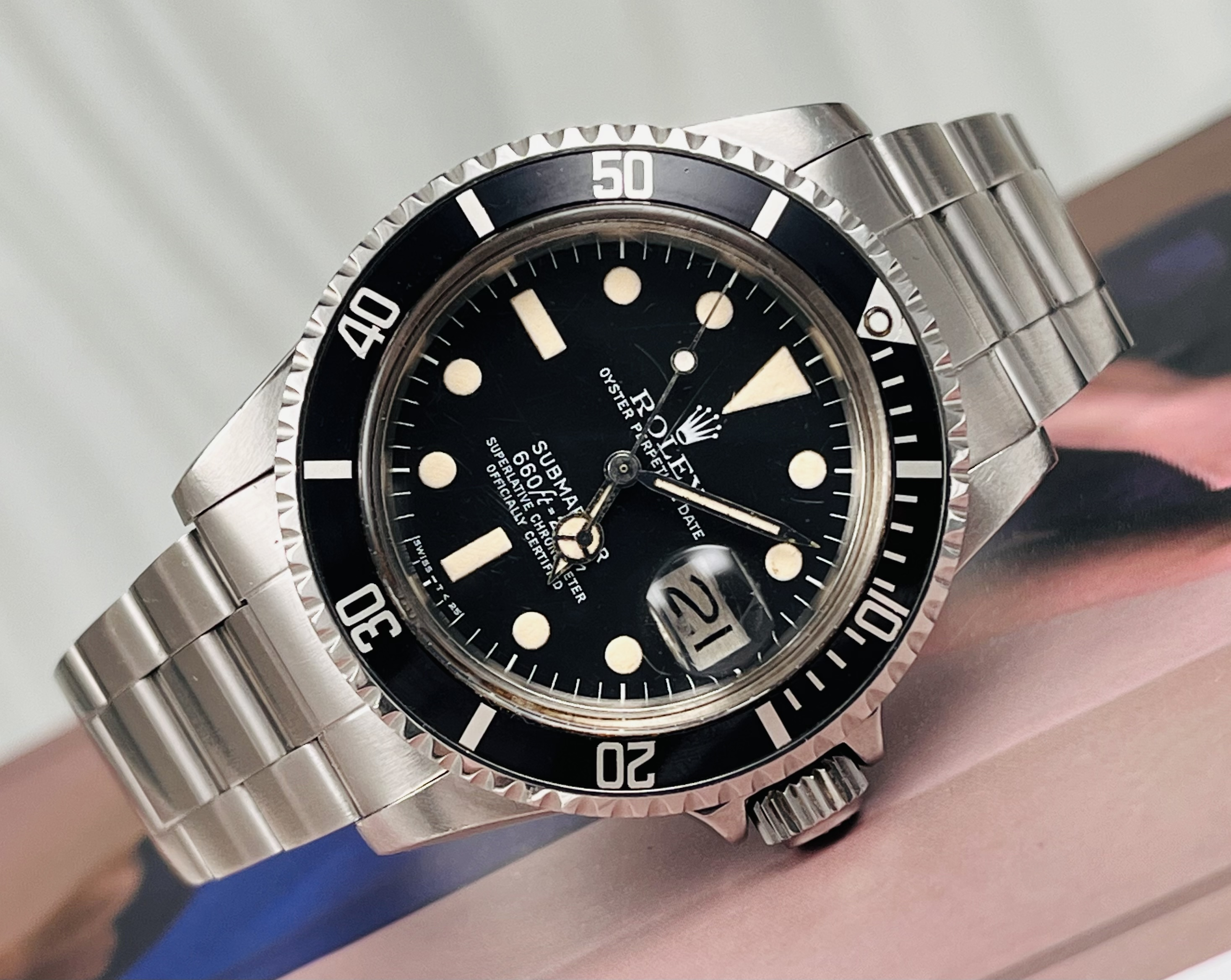 Rolex 1680 detail 3