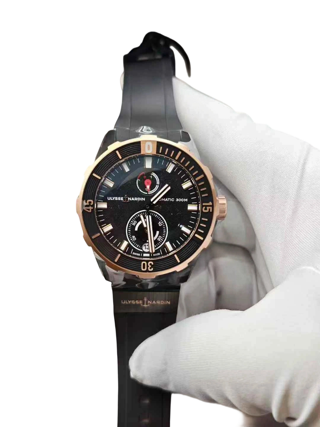 Ulysse Nardin 1185-170-3 / BLACk detail 1