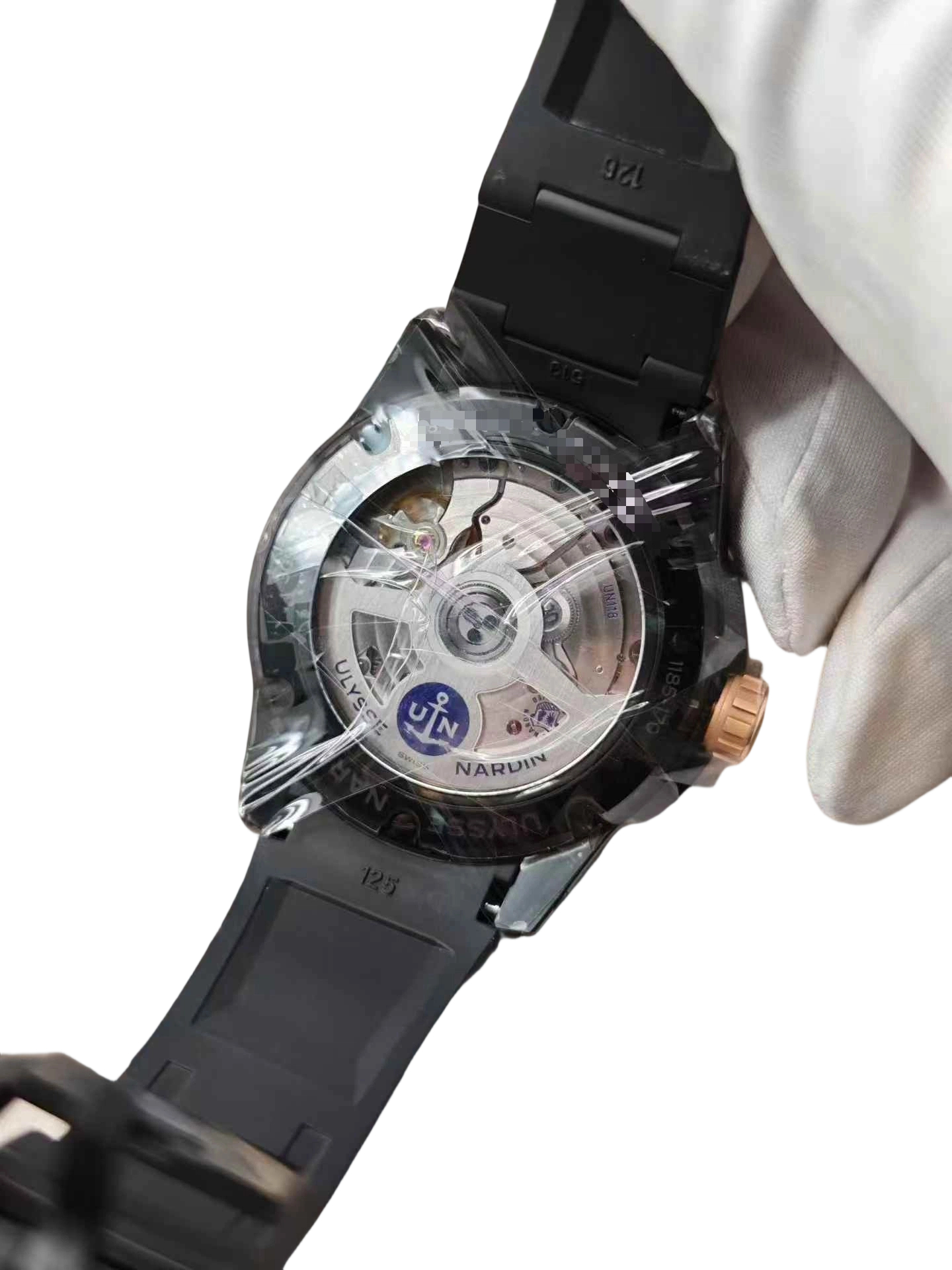 Ulysse Nardin 1185-170-3 / BLACk detail 2