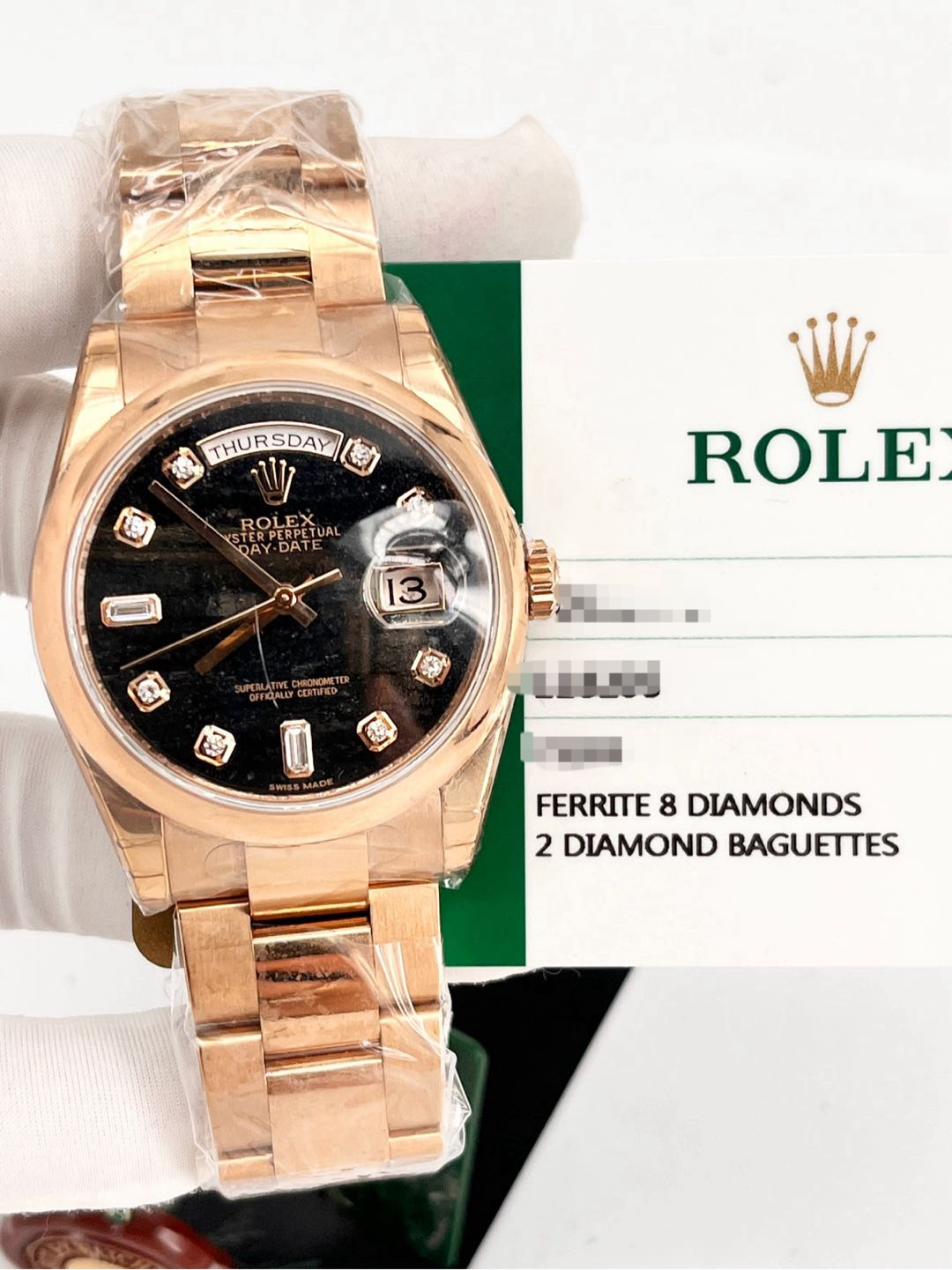 Rolex 118205F detail 1