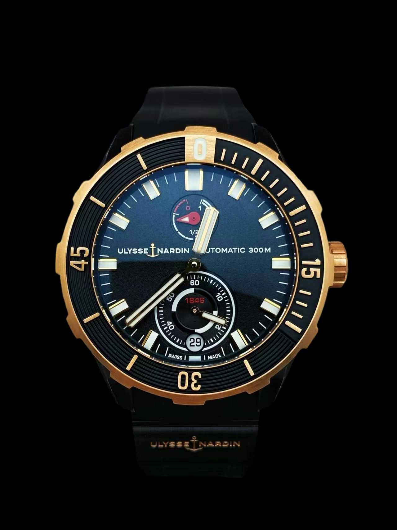 Ulysse Nardin 1185-170-3 / BLACK